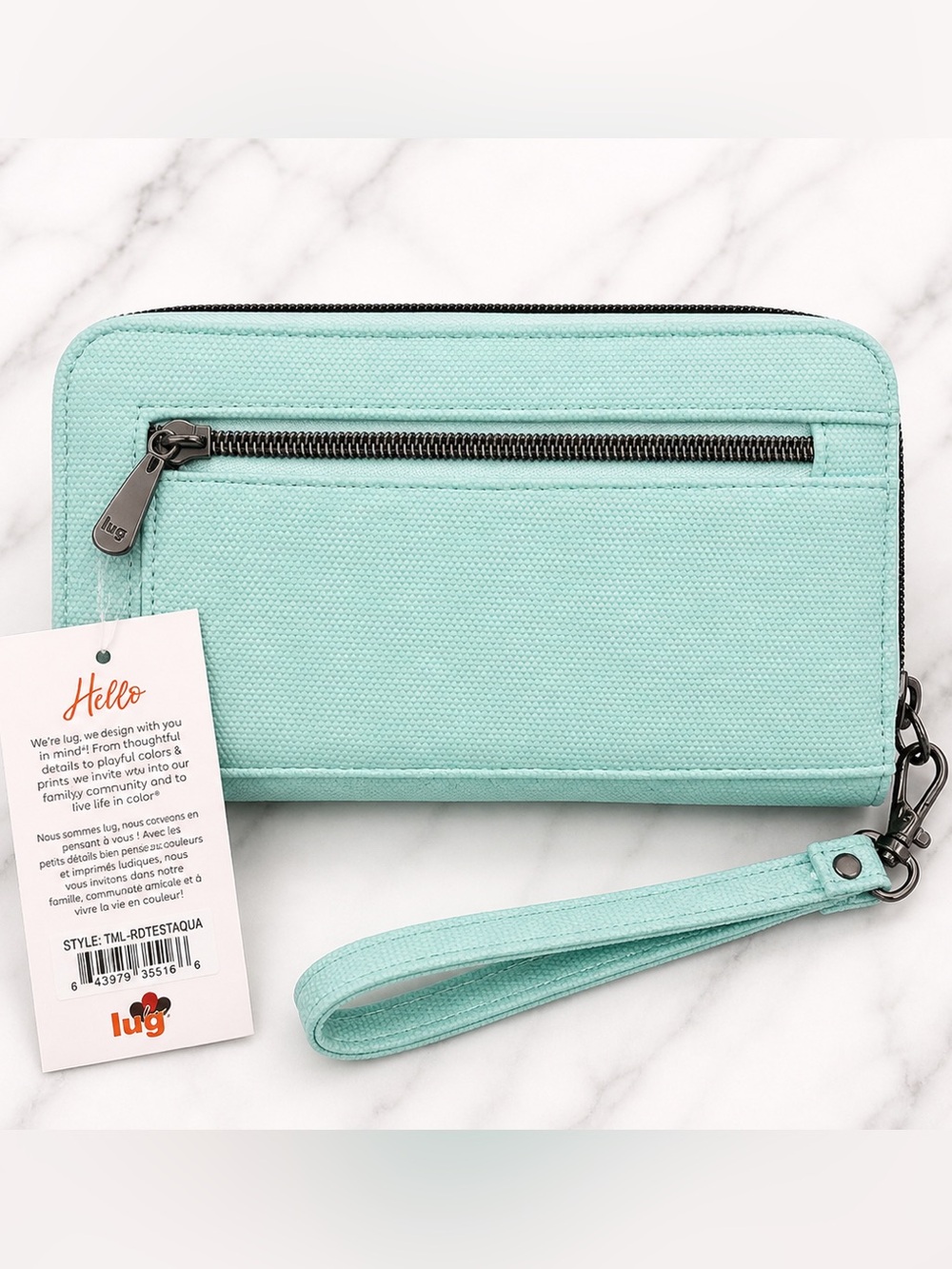Lug Foxtrot Matte Luxe Aquamarine Blue NWT - Picture 2 of 5
